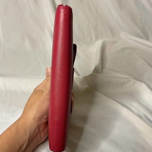 Prada Pink Bow Zippy Long Wallet - Picture 15 of 16